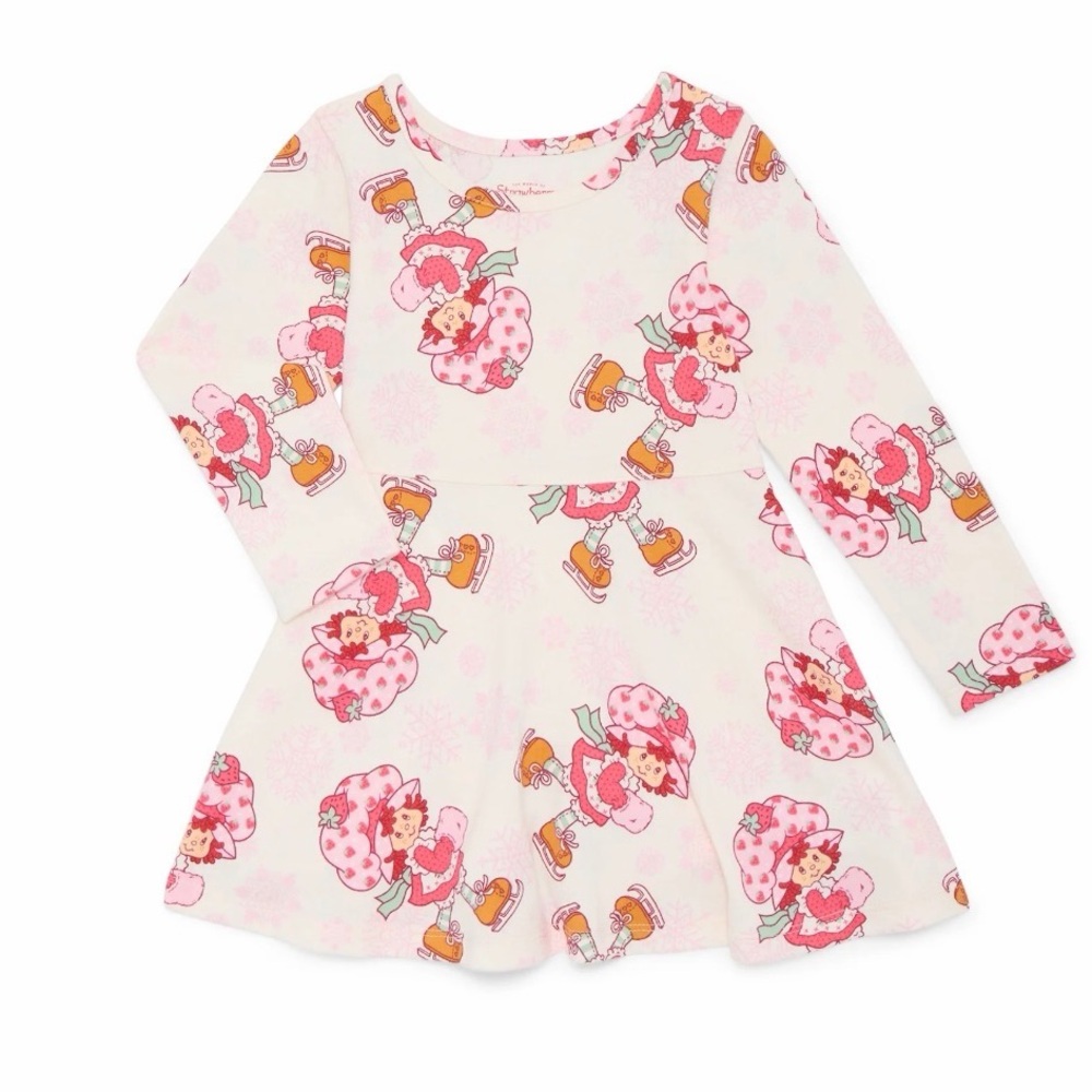 Strawberry Shortcake Toddler Dress 3T Long Sleeve - New